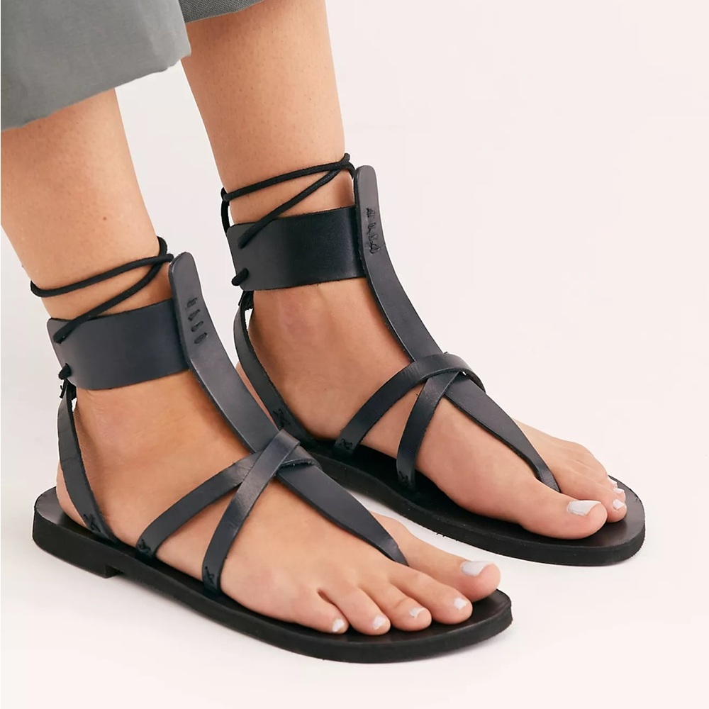 Free People Vacation Day Wrap Sandals | Size 8.5 US